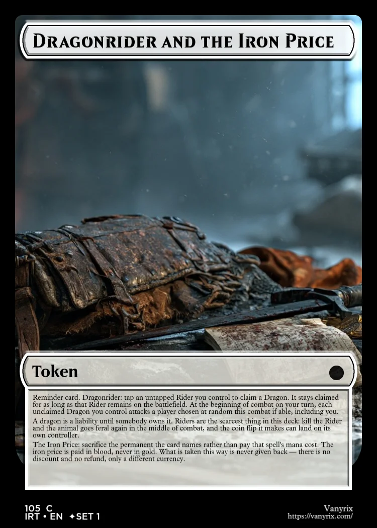 Dragonrider and the Iron Price