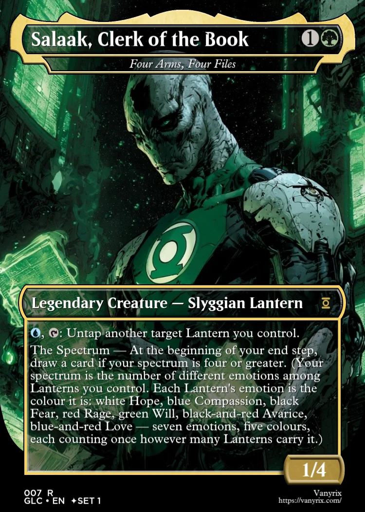 Salaak, Clerk of the Book