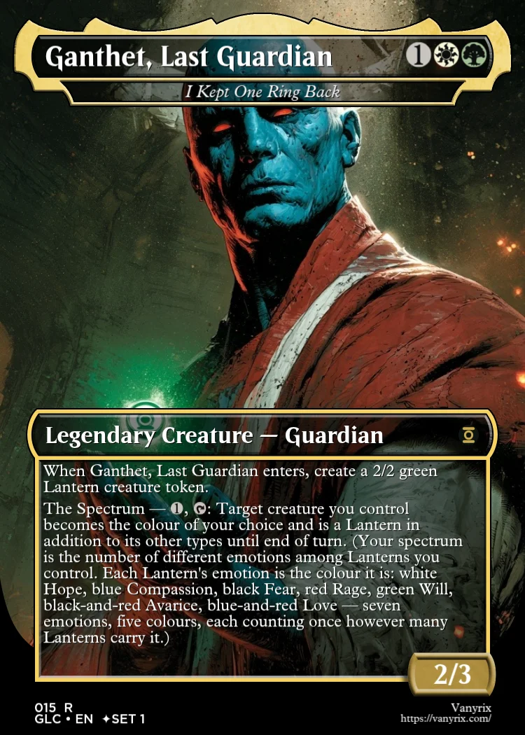 Ganthet, Last Guardian