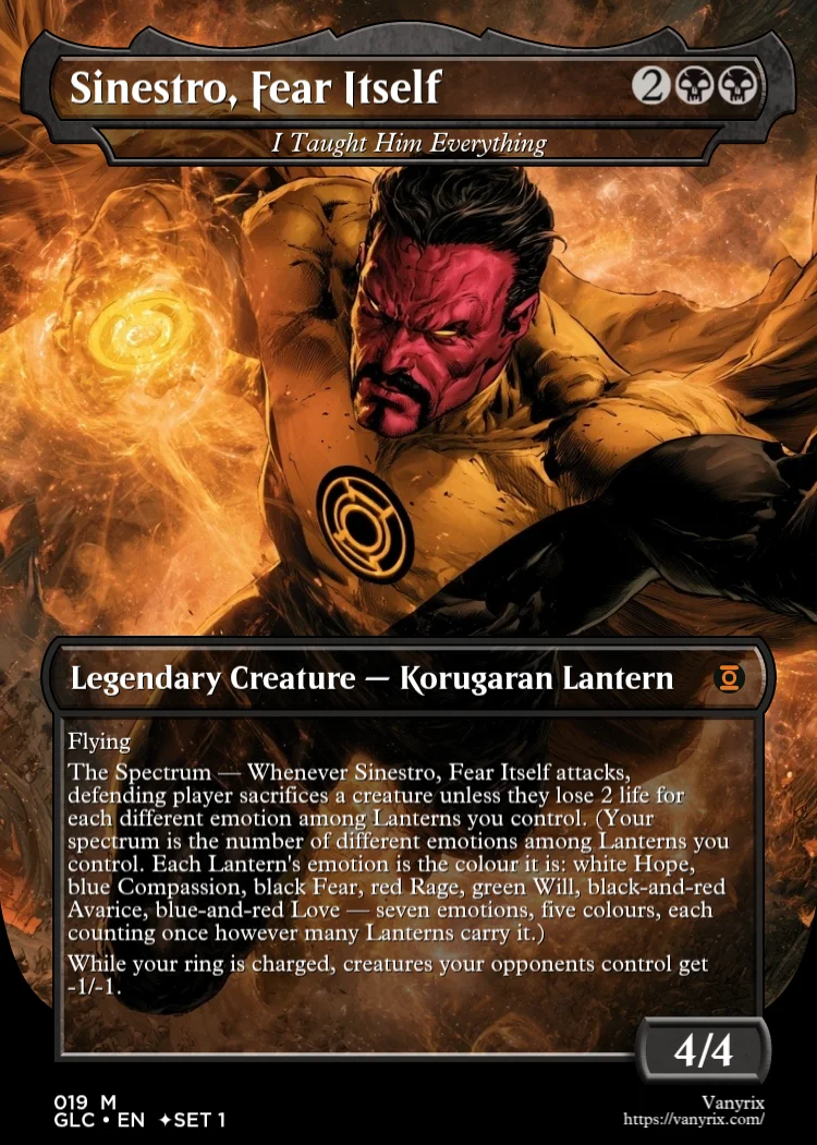 Sinestro, Fear Itself