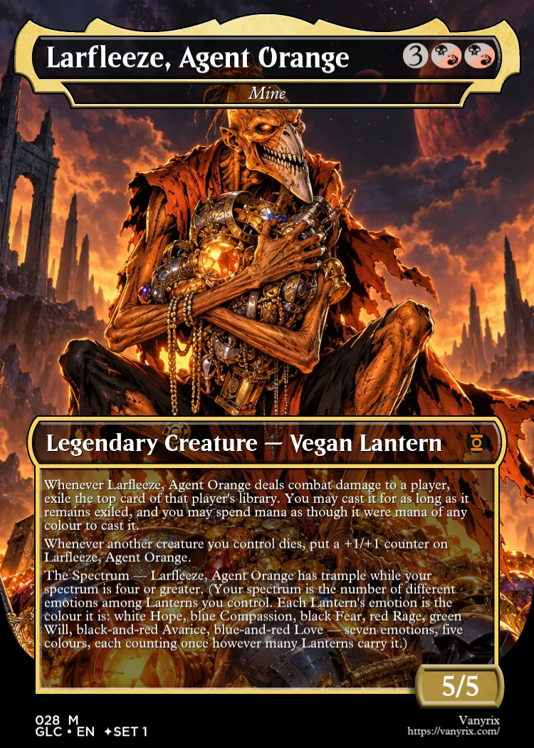 Larfleeze, Agent Orange