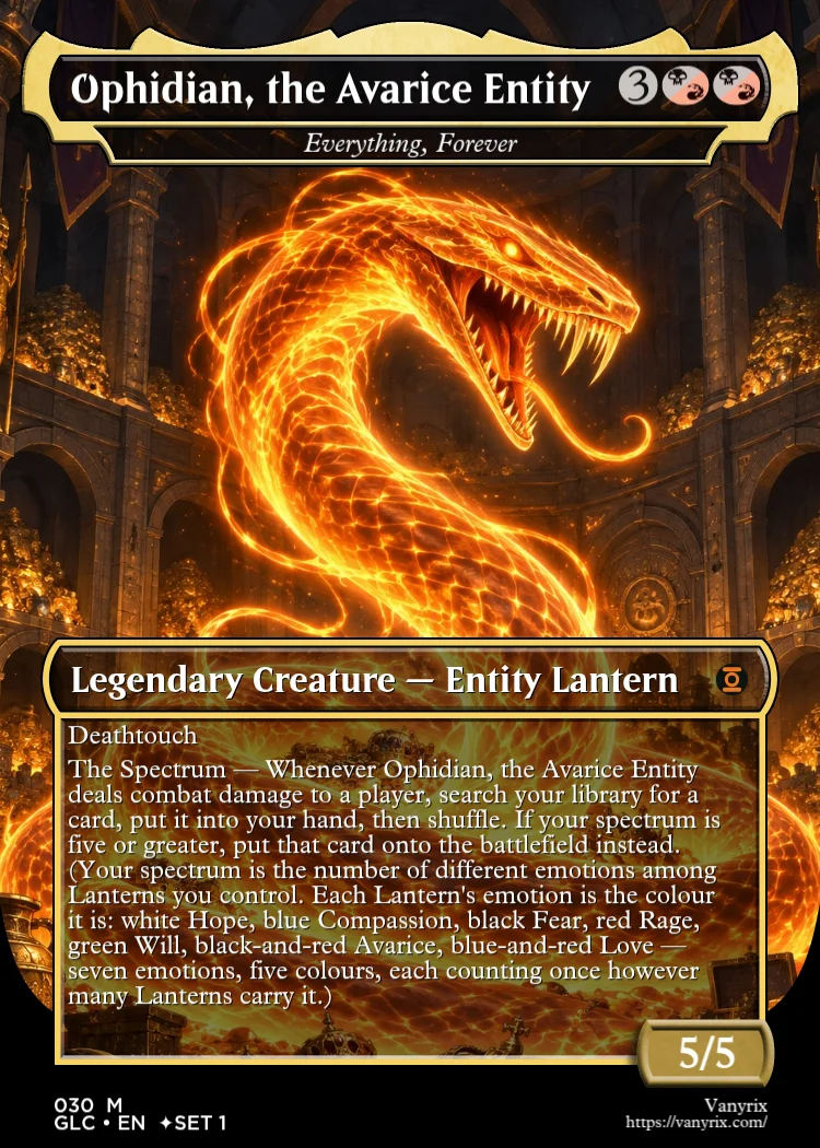 Ophidian, the Avarice Entity
