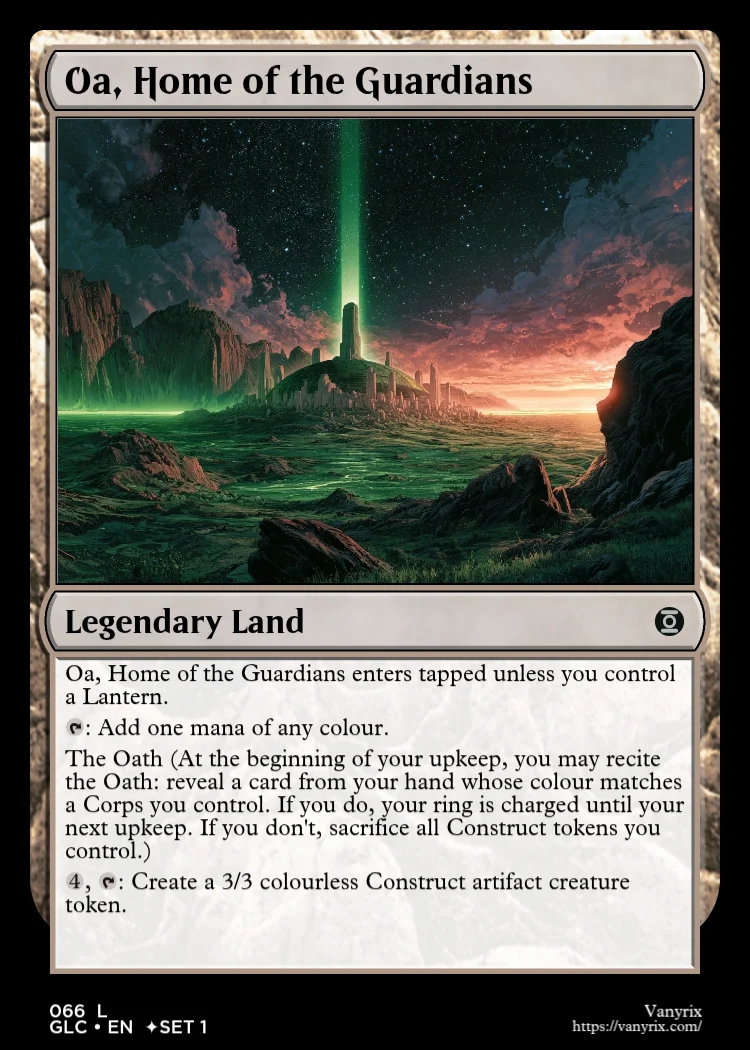 Oa, Home of the Guardians