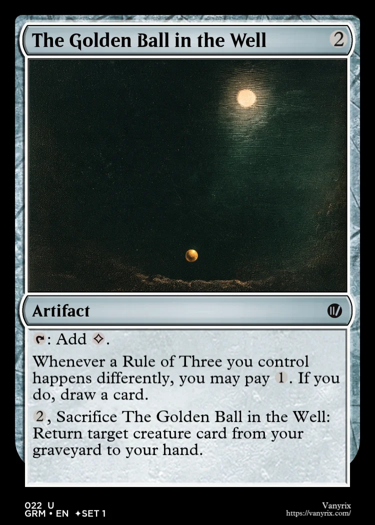 The Golden Ball in the Well