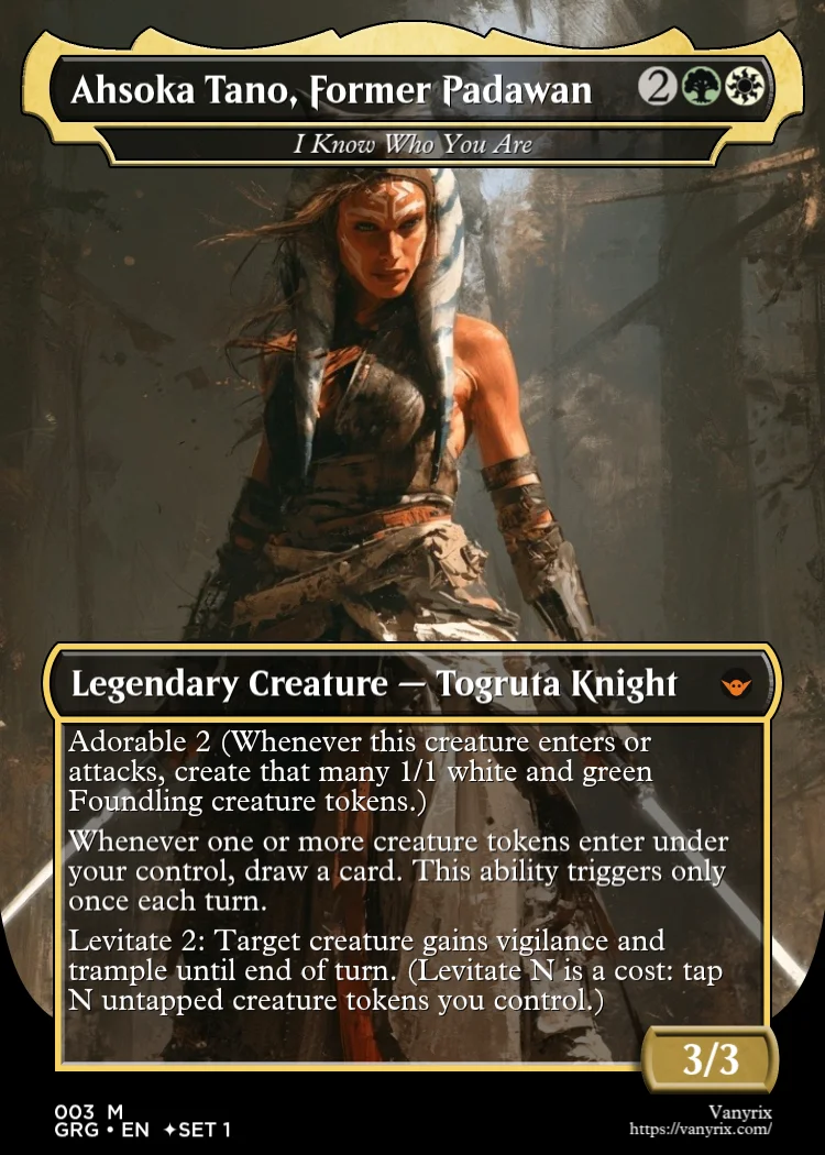 Ahsoka Tano, Former Padawan