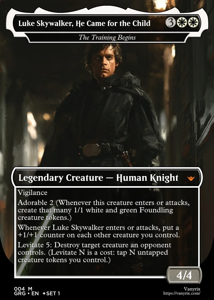 Luke Skywalker, He Came for the Child
