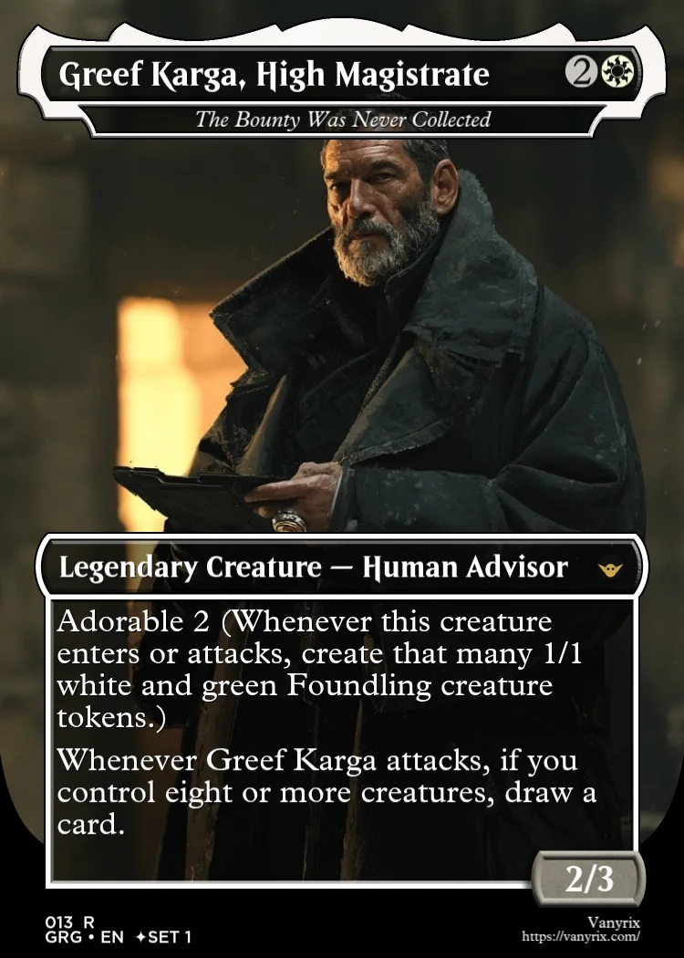 Greef Karga, High Magistrate