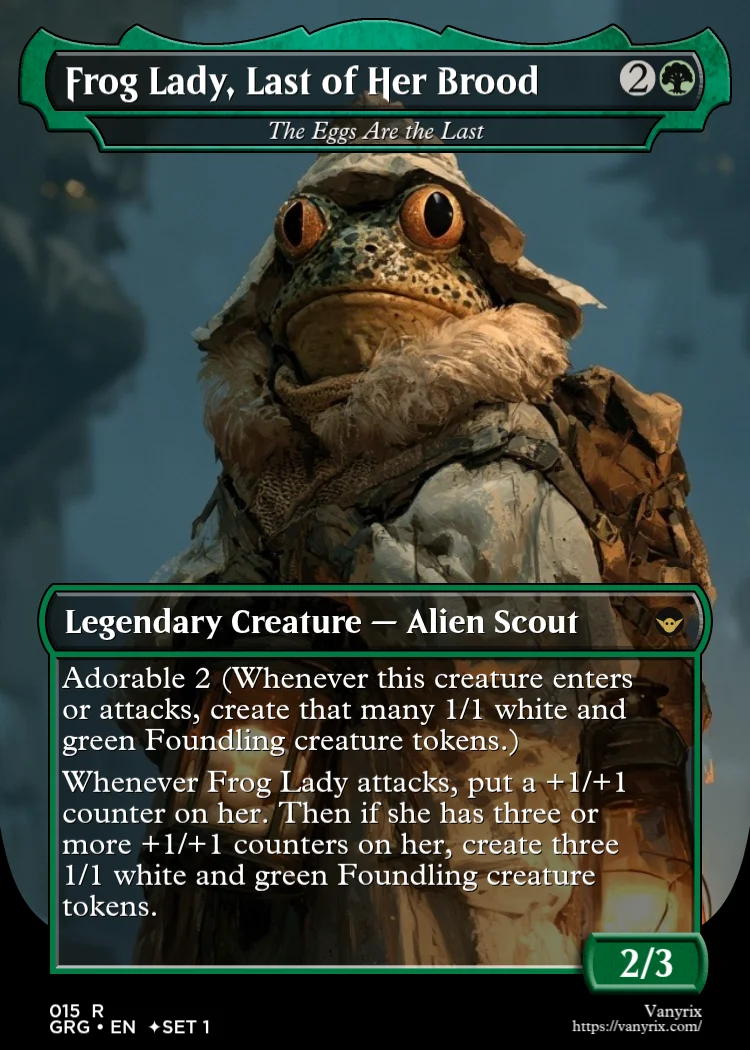 Frog Lady, Last of Her Brood