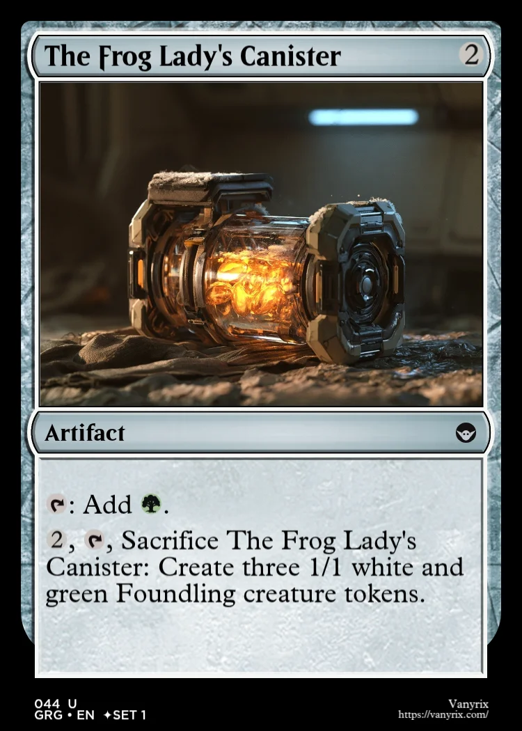 The Frog Lady's Canister