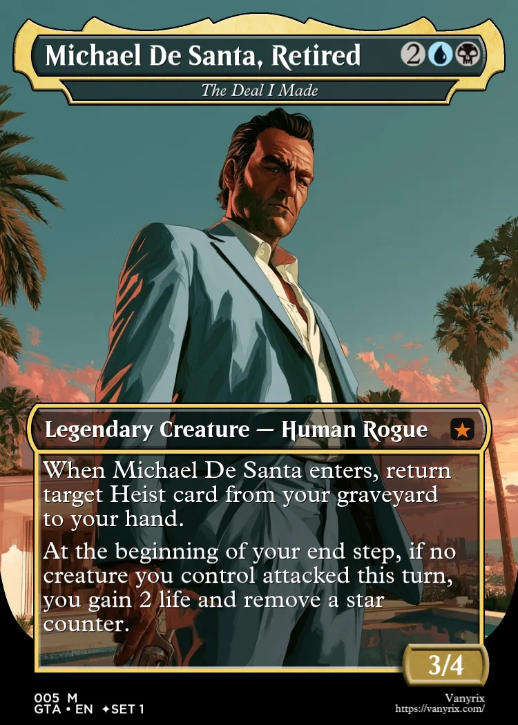 Michael De Santa, Retired