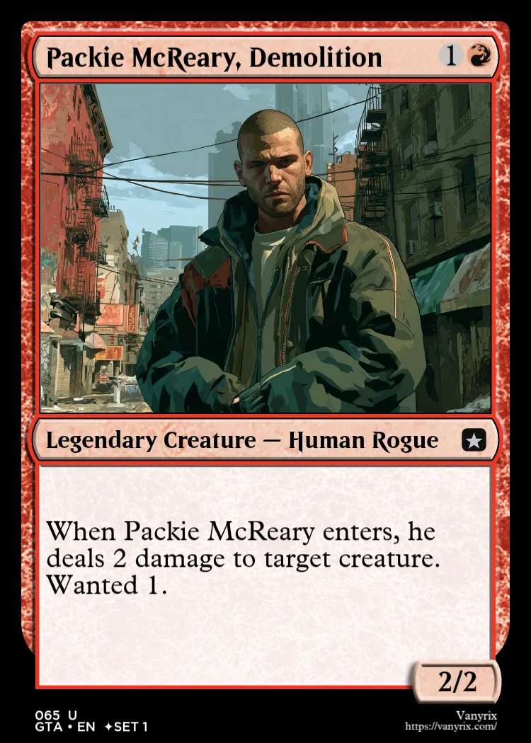 Packie McReary, Demolition