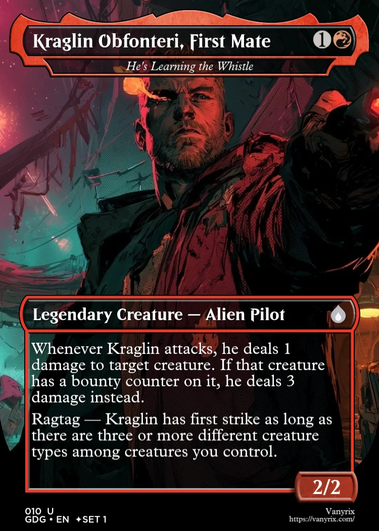 Kraglin Obfonteri, First Mate