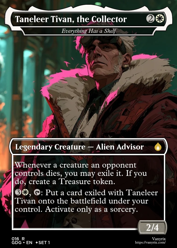 Taneleer Tivan, the Collector