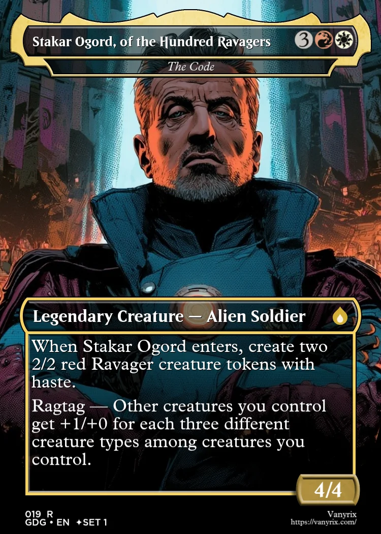 Stakar Ogord, of the Hundred Ravagers