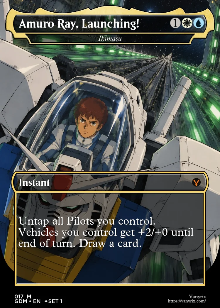 Amuro Ray, Launching!