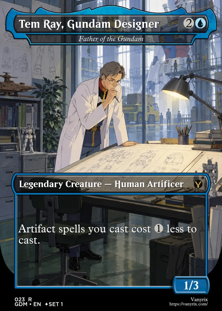 Tem Ray, Gundam Designer