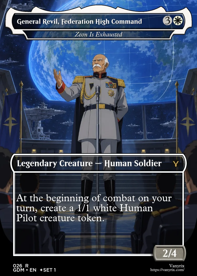 General Revil, Federation High Command