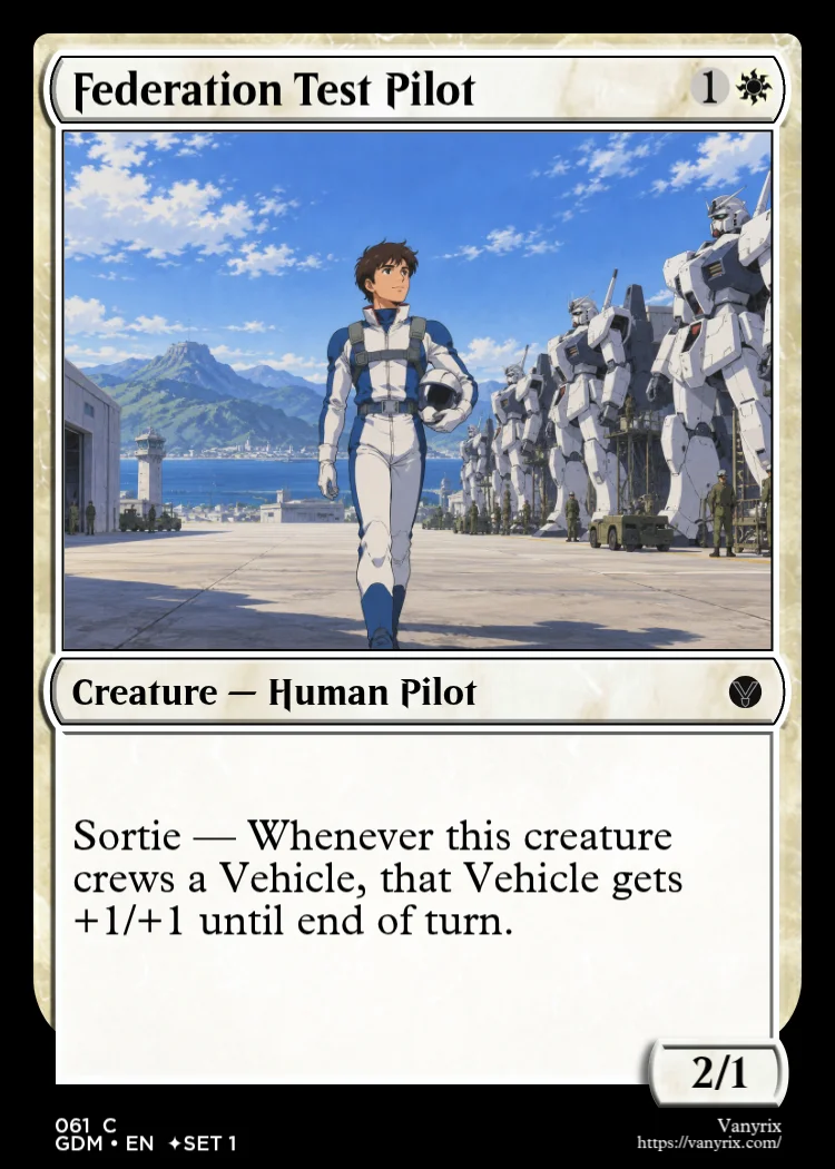 Federation Test Pilot