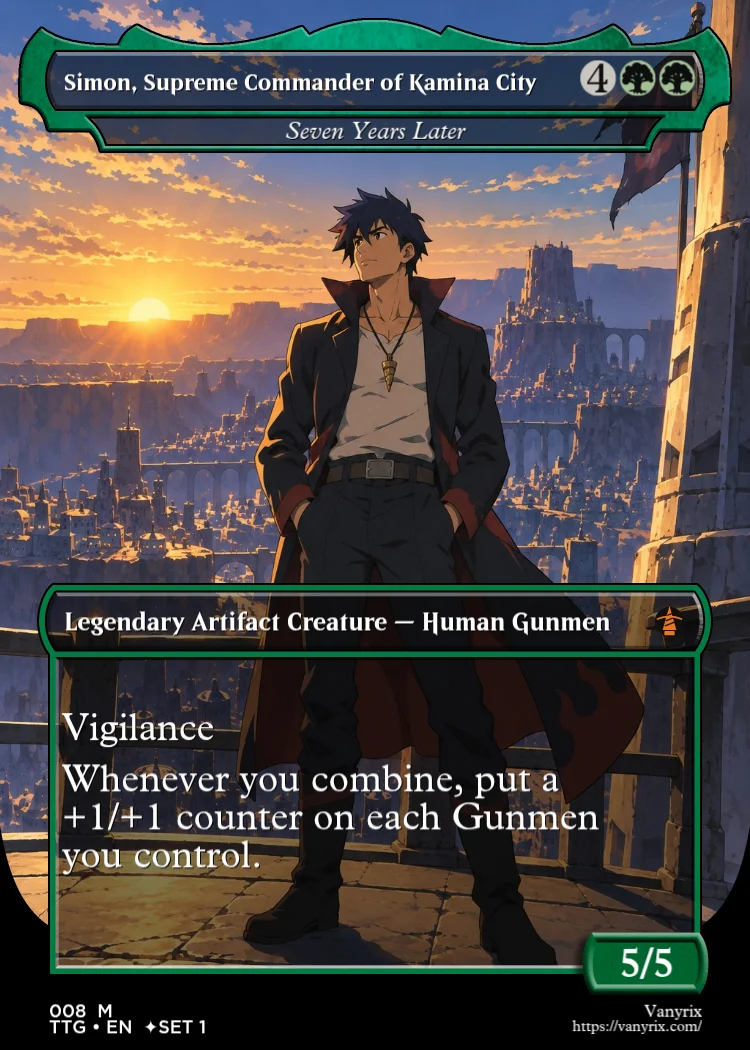 Simon, Supreme Commander of Kamina City