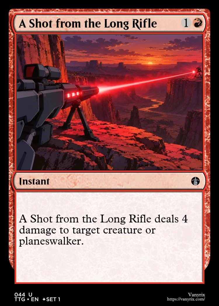 A Shot from the Long Rifle