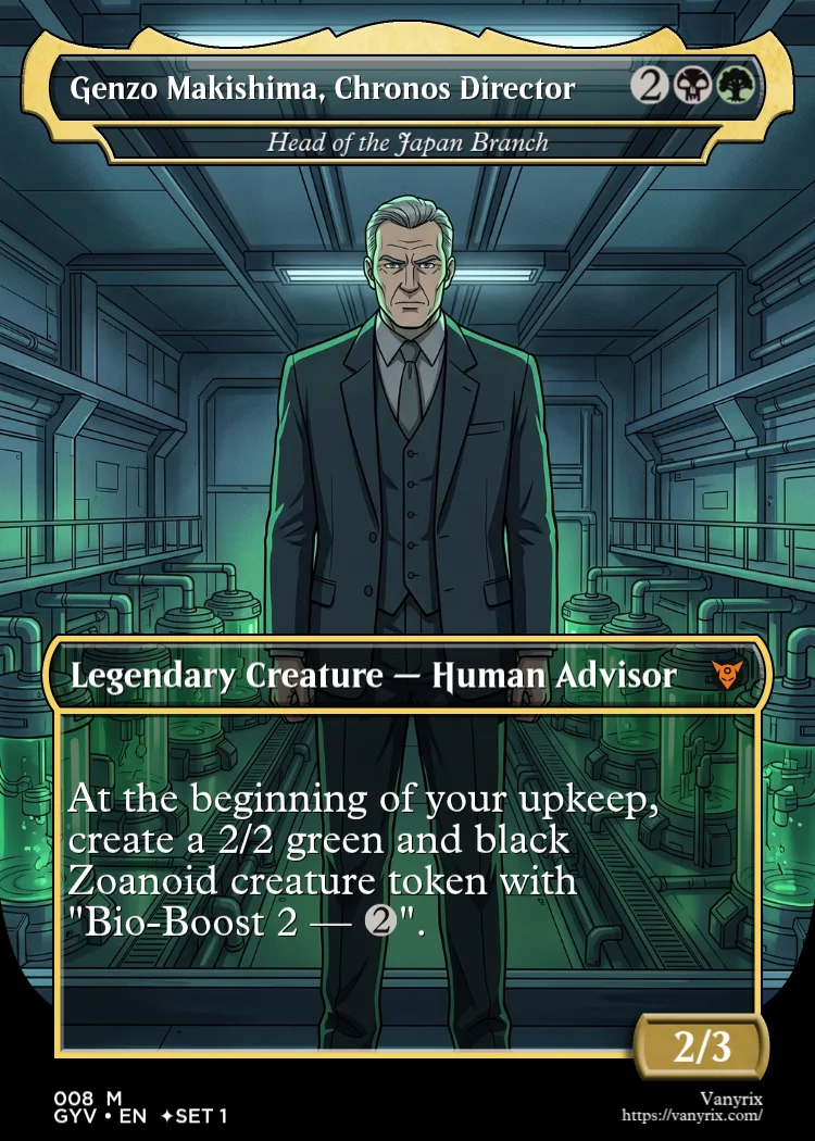 Genzo Makishima, Chronos Director