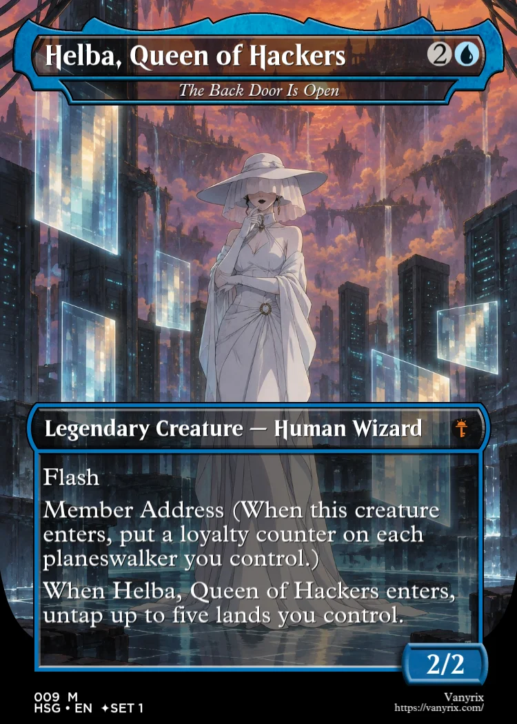 Helba, Queen of Hackers