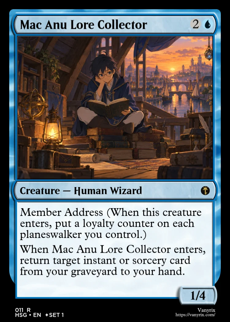 Mac Anu Lore Collector