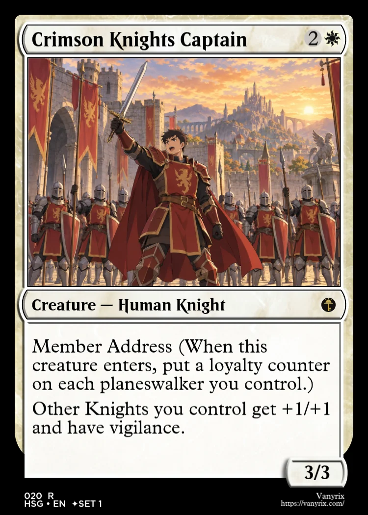 Crimson Knights Captain