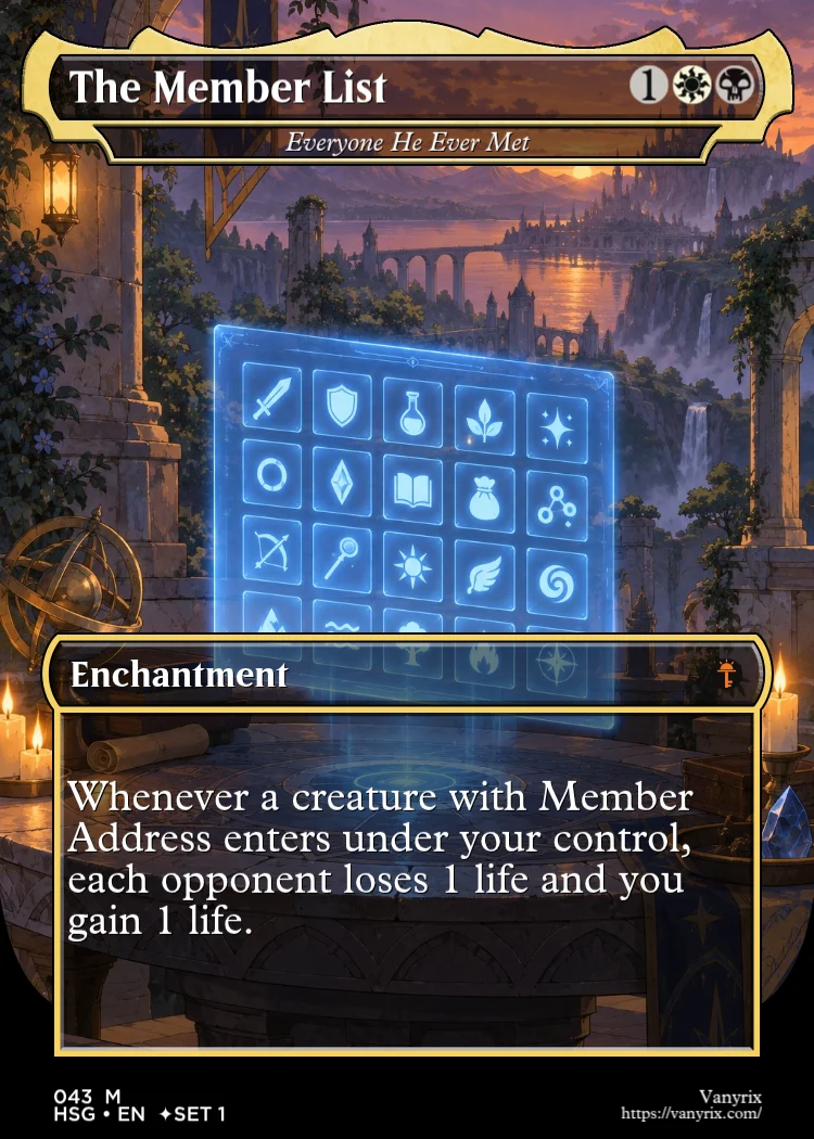 The Member List