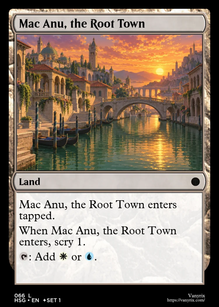 Mac Anu, the Root Town