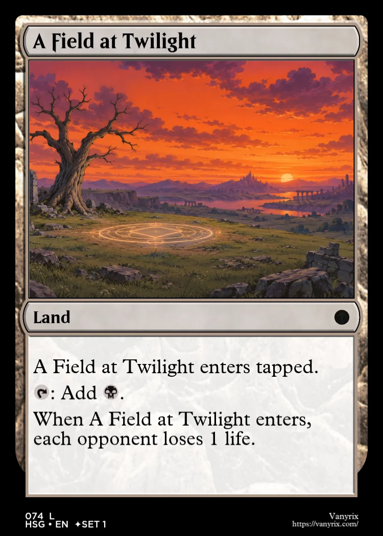 A Field at Twilight