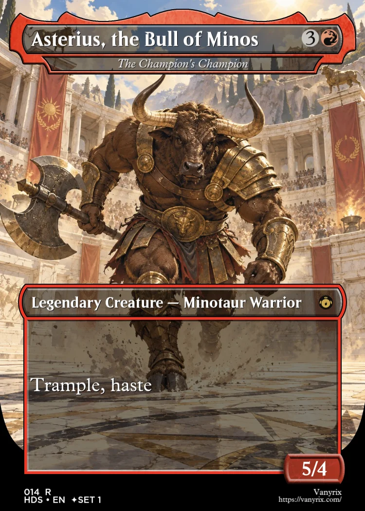 Asterius, the Bull of Minos