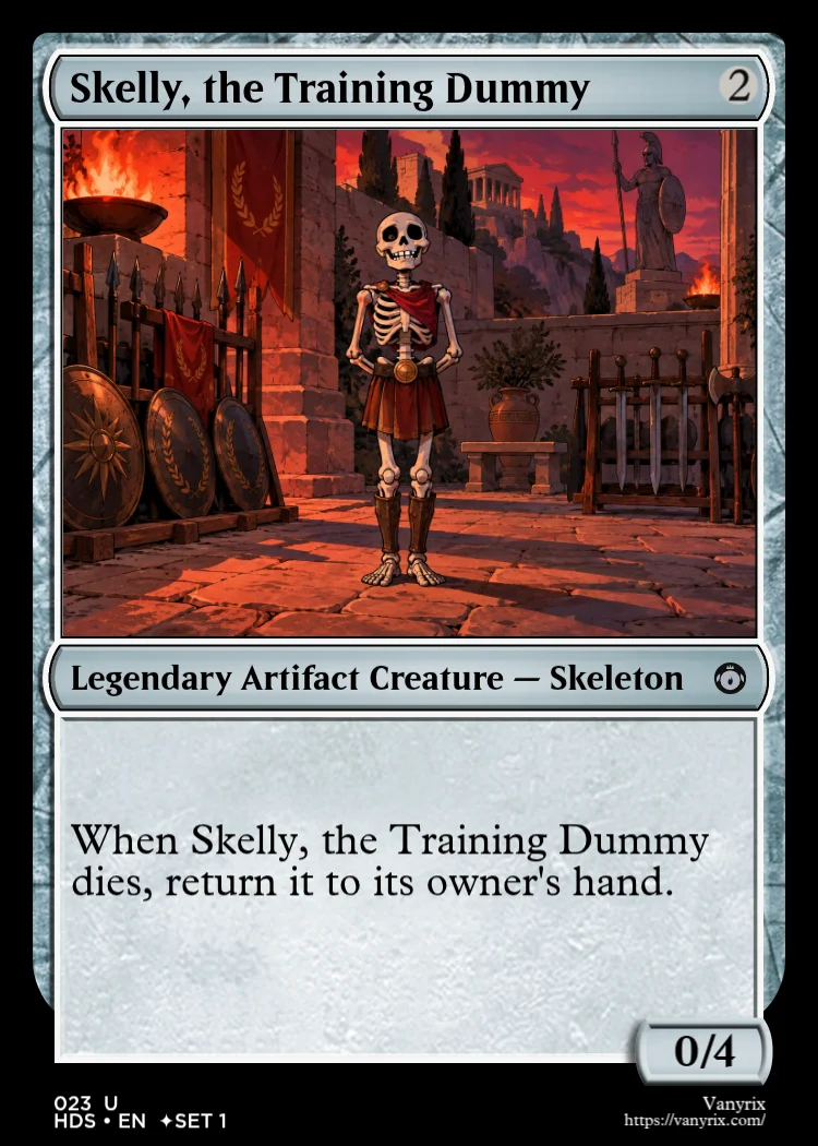 Skelly, the Training Dummy