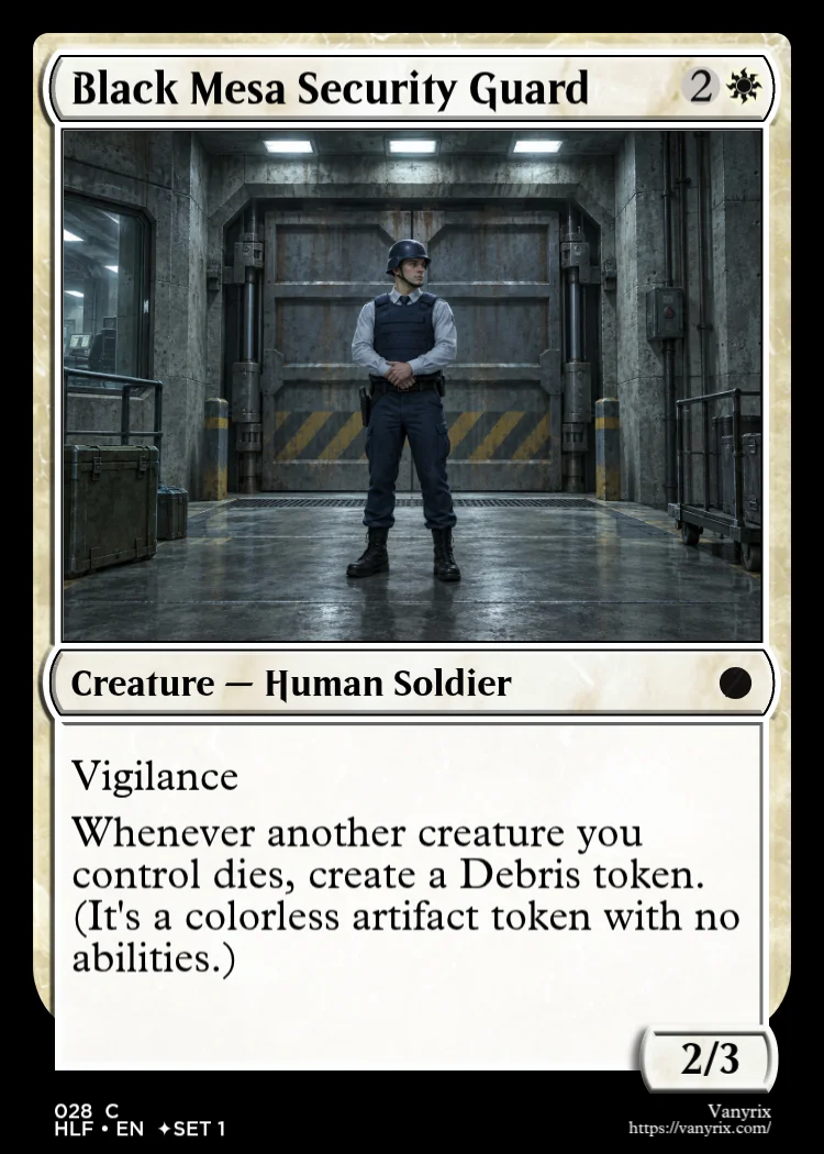 Black Mesa Security Guard