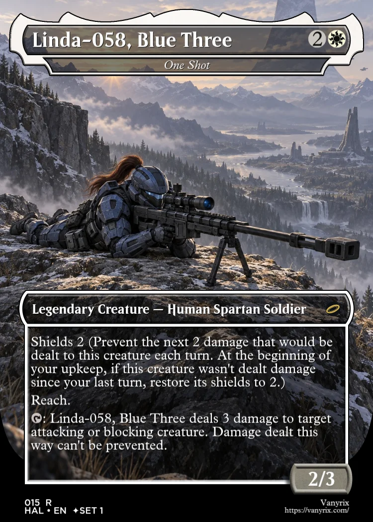 Linda-058, Blue Three