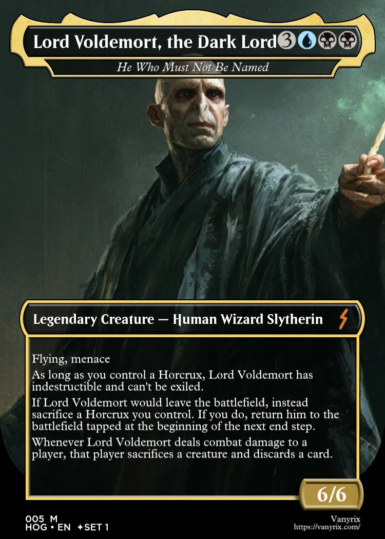 Lord Voldemort, the Dark Lord