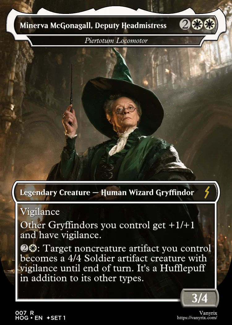 Minerva McGonagall, Deputy Headmistress