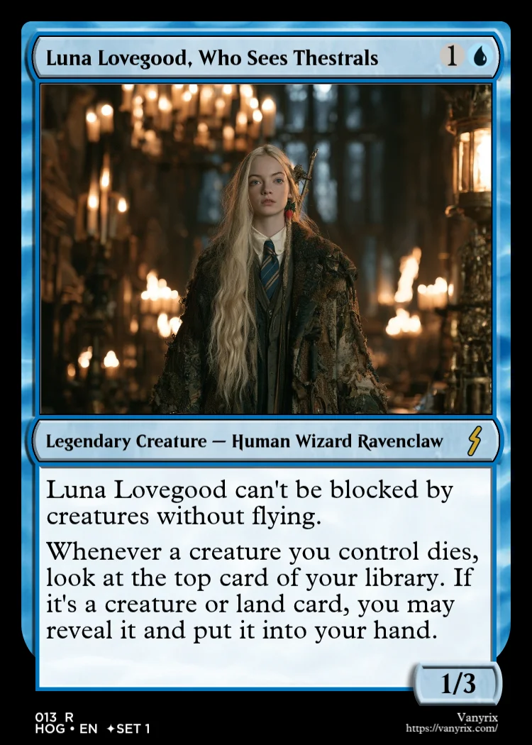 Luna Lovegood, Who Sees Thestrals