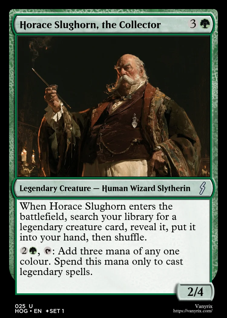 Horace Slughorn, the Collector