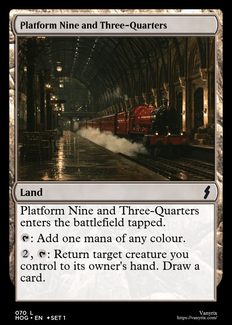 Platform Nine and Three-Quarters