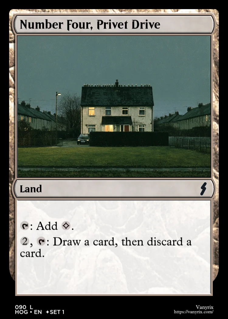 Number Four, Privet Drive