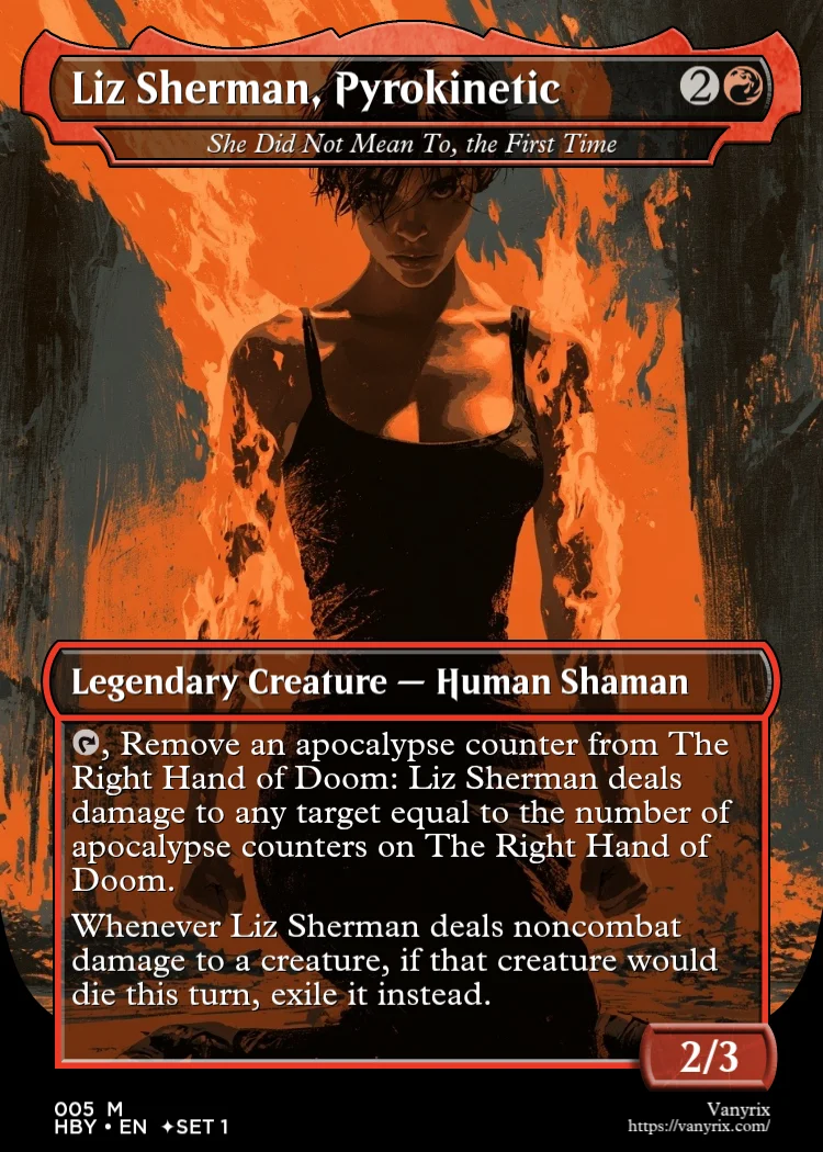 Liz Sherman, Pyrokinetic
