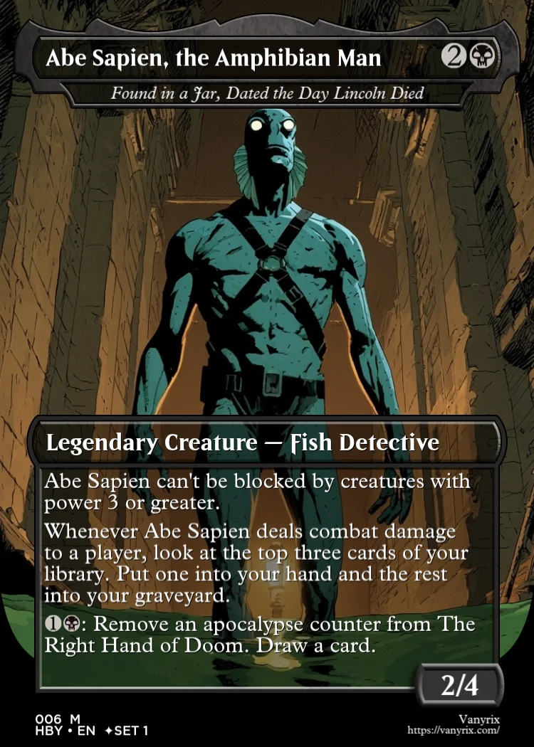 Abe Sapien, the Amphibian Man