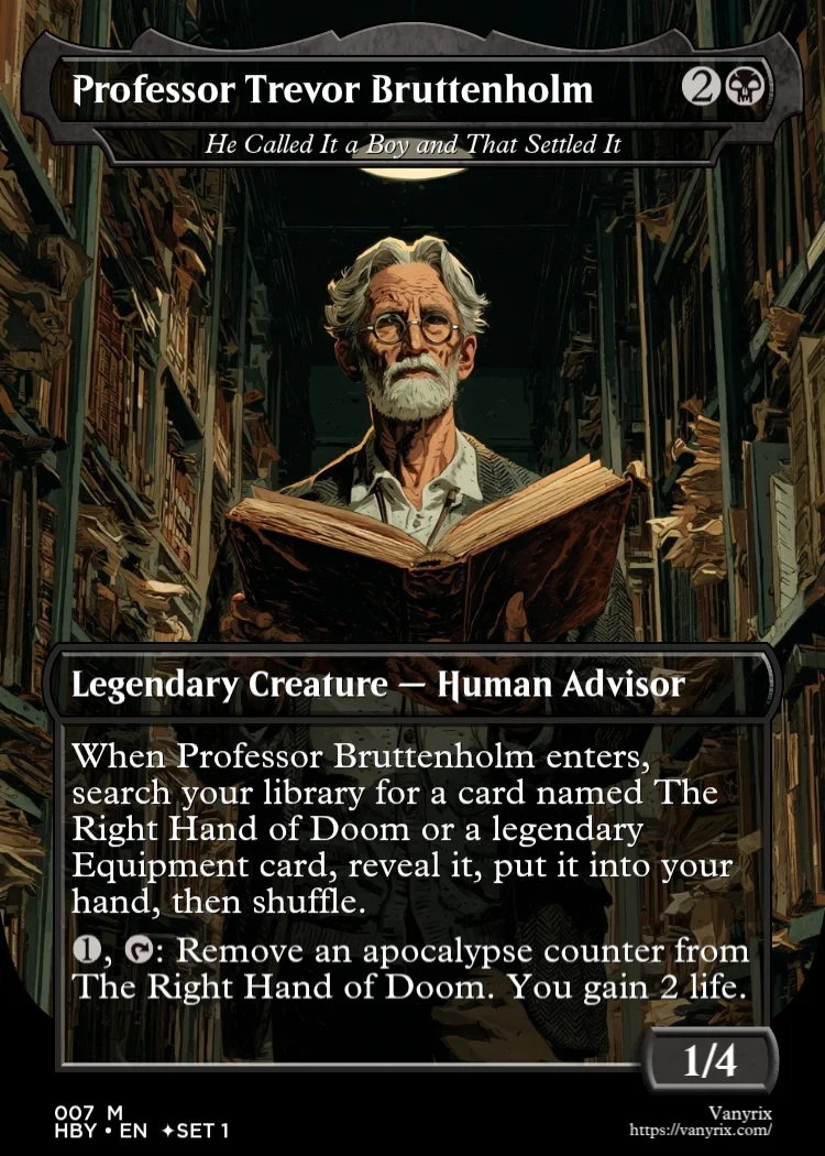 Professor Trevor Bruttenholm
