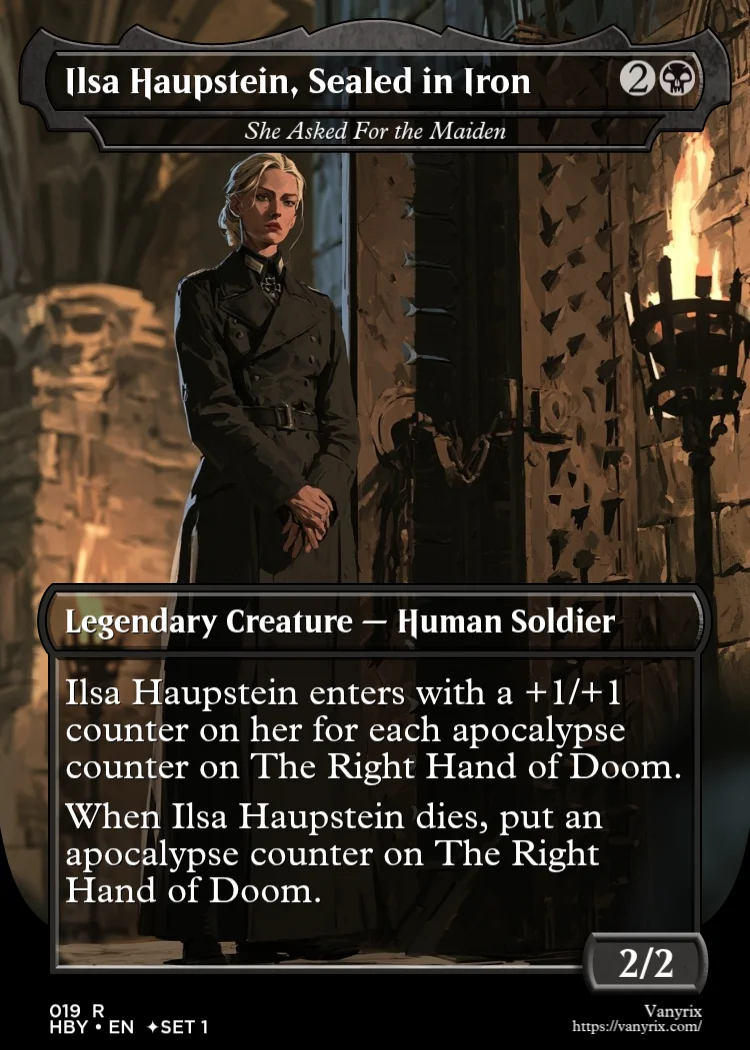 Ilsa Haupstein, Sealed in Iron