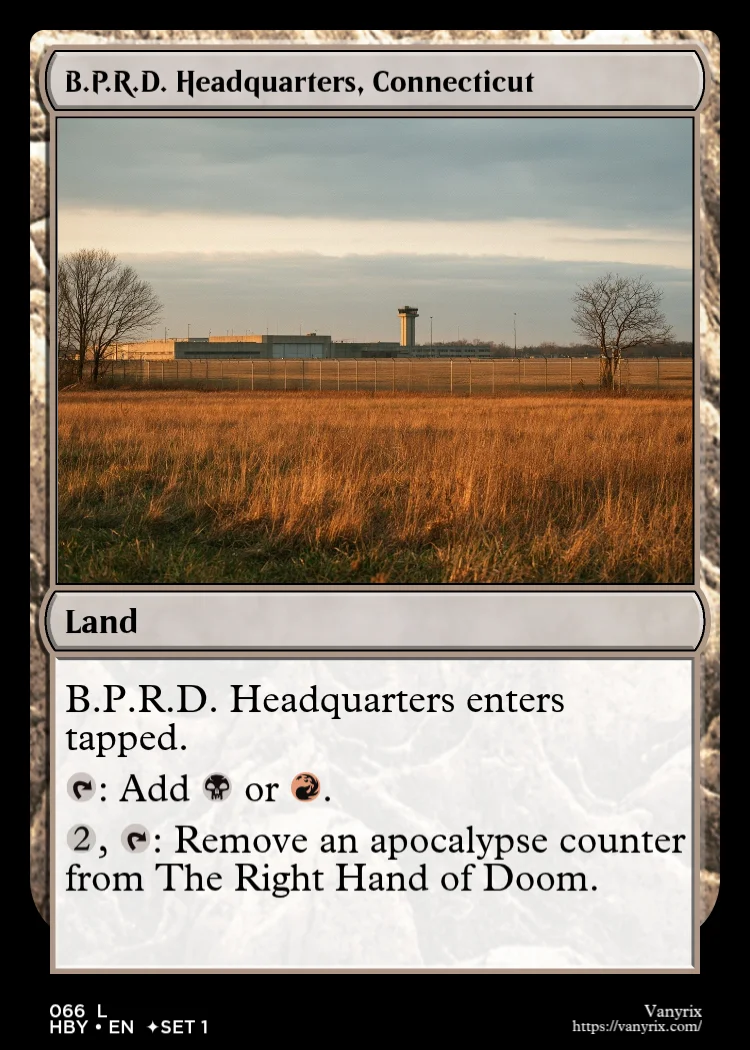 B.P.R.D. Headquarters, Connecticut