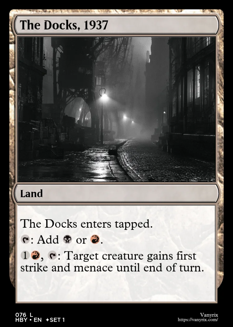 The Docks, 1937