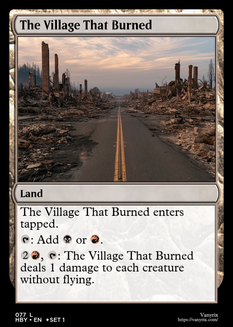 The Village That Burned