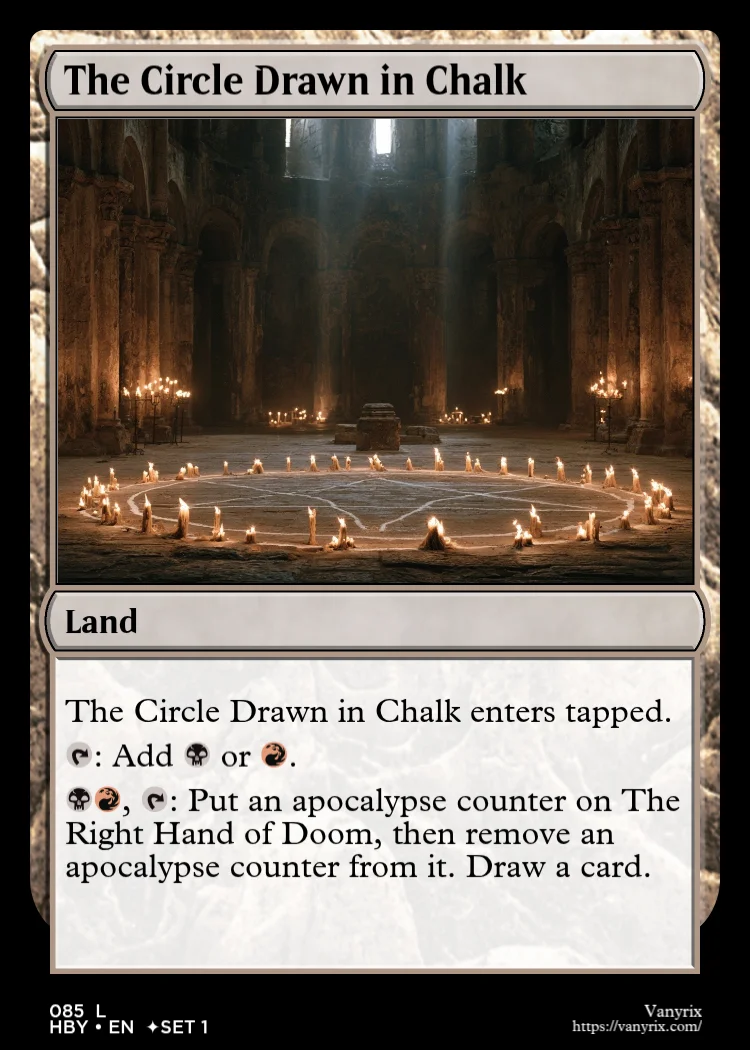 The Circle Drawn in Chalk