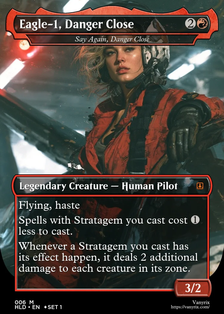 Eagle-1, Danger Close
